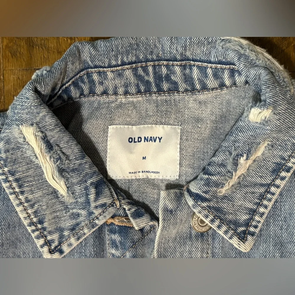 Old Navy Blue Denim Jacket - Picture 3 of 4